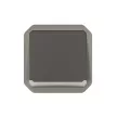 Legrand Plexo 55 069816L váltóérintkezős nyomó (106), 10 A, IP55, antracit, süllyesztett