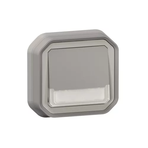 Legrand Plexo 55 069824L váltóérintkezős nyomó (106), 10 A, IP55, szürke