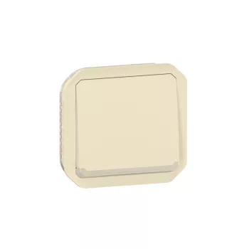   Legrand Plexo 55 069826L vízmentes IP55 váltóérintkezős nyomó (106), elefántcsont burkolattal, kerettel, jelzőfénnyel , süllyesztett kivitel ( összeszerelt ), 10A 250V, Legrand 069826L