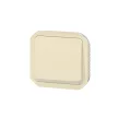 Legrand Plexo 55 069826L vízmentes IP55 váltóérintkezős nyomó (106), elefántcsont burkolattal, kerettel, jelzőfénnyel , süllyesztett kivitel ( összeszerelt ), 10A 250V, Legrand 069826L