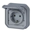 Legrand Plexo 55 069834L dugalj 2P+F csapófedéllel, 16 A, IP55, szürke