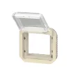 Legrand Plexo 55 069838L Mosaic adapter csapófedéllel, IP55, elefántcsont