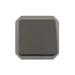 Legrand Plexo 55 069841L vízmentes IP55 váltóérintkezős nyomó (106), antracit burkolattal, kerettel, süllyesztett kivitel ( összeszerelt ), 10A 250V, Legrand 069841L