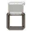 Legrand Plexo 55 069845L vízmentes IP55 Mosaic adapter csapófedéllel, antracit burkolattal, csapófedéllel, ( szerelhető kivitel ), Legrand 069845L