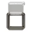 Legrand Plexo 55 069845L Mosaic adapter csapófedéllel, IP55, antracit