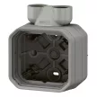 Legrand Plexo 55 069846L falon kívüli doboz, IP55, szürke