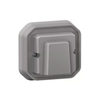   Legrand Plexo 55 069848L vízmentes IP55 süllyesztett kábelkivezető, szürke burkolattal, kerettel, süllyesztett kivitel ( összeszerelt ), 16A , Legrand 069848L