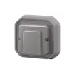 Legrand Plexo 55 069848L vízmentes IP55 süllyesztett kábelkivezető, szürke burkolattal, kerettel, süllyesztett kivitel ( összeszerelt ), 16A , Legrand 069848L