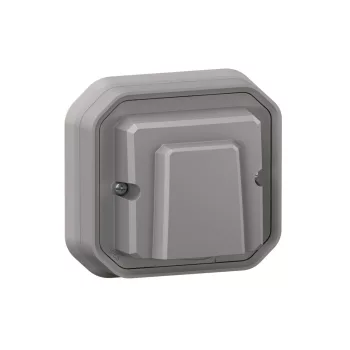   Legrand Plexo 55 069849L vízmentes IP55 süllyesztett kábelkivezető, szürke burkolattal, kerettel, süllyesztett kivitel ( összeszerelt ), 20A , Legrand 069849L