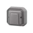 Legrand Plexo 55 069849L vízmentes IP55 süllyesztett kábelkivezető, szürke burkolattal, kerettel, süllyesztett kivitel ( összeszerelt ), 20A , Legrand 069849L