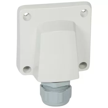   Legrand Plexo 55 069850L vízmentes IP55 süllyesztett kábelkivezető, szürke burkolattal, kerettel, süllyesztett kivitel ( összeszerelt ), 20-32A , Legrand 069850L
