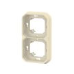 Legrand Plexo 55 069853L vízmentes IP55 kettes keret,, elefántcsont színben, ( szerelhető kivitel ), Legrand 069853L