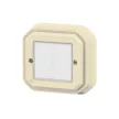 Legrand Plexo 55 069857L vízmentes IP55 Netatmo okos vezeték nélküli kettős kapcsoló, elefántcsont burkolattal, kerettel, süllyesztett kivitel ( összeszerelt ), Legrand 069857L