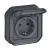 Legrand Plexo 55 069859L dugalj 2P+F csapófedéllel, 16 A, IP55, antracit