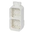 Legrand Plexo 55 069866L vízmentes IP55 falon kívüli függőleges 2-es doboz 2 bemenettel, membrános, fehér színben, Legrand 069866L