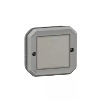   Legrand Plexo 55 069876L vízmentes IP55 Netatmo okos kapcsoló/dimmer (végrehajtó), szürke burkolattal, kerettel, süllyesztett kivitel ( összeszerelt ), Legrand 069876L