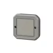 Legrand Plexo 55 069876L vízmentes IP55 Netatmo okos kapcsoló/dimmer (végrehajtó), szürke burkolattal, kerettel, süllyesztett kivitel ( összeszerelt ), Legrand 069876L