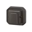 Legrand Plexo 55 069878L vízmentes IP55 süllyesztett kábelkivezető, antracit burkolattal, kerettel, süllyesztett kivitel ( összeszerelt ), 16A , Legrand 069878L