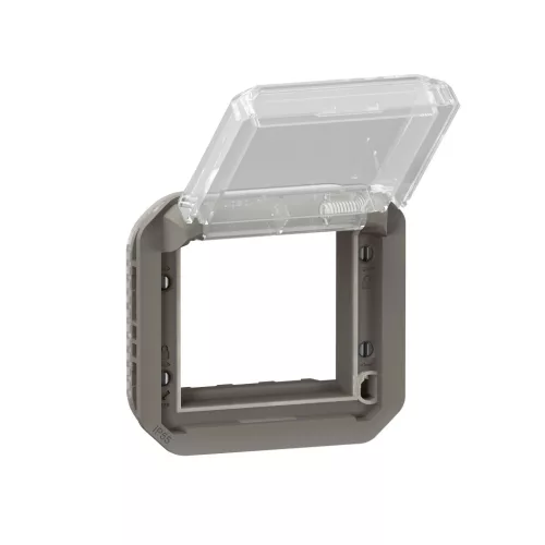 Legrand Plexo 55 069880L Mosaic adapter csapófedéllel, IP55, antracit