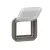 Legrand Plexo 55 069880L Mosaic adapter csapófedéllel, IP55, antracit