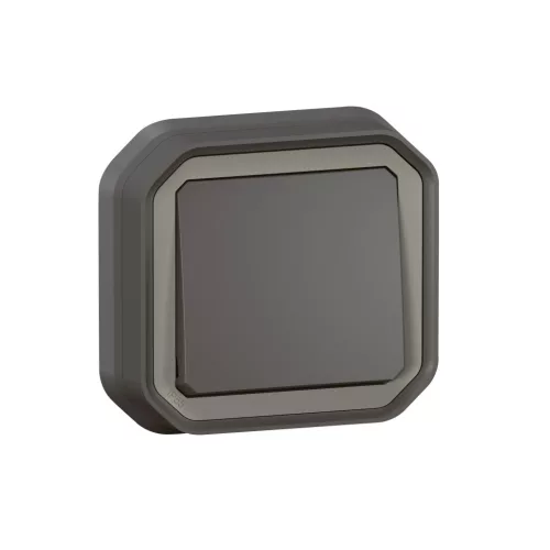 Legrand Plexo 55 069881L váltókapcsoló (106), 10 A, IP55, antracit