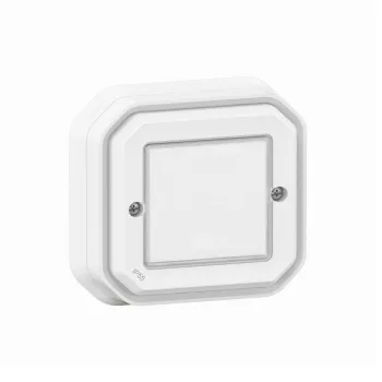   Legrand Plexo 55 069884L vízmentes IP55 Netatmo okos vezeték nélküli kapcsoló/dimmer, fehér burkolattal, kerettel, süllyesztett kivitel ( összeszerelt ), Legrand 069884L