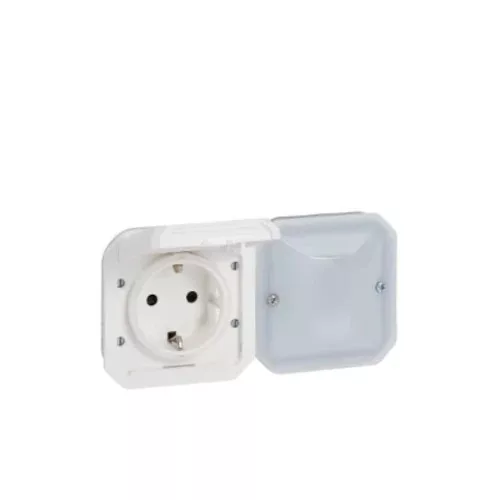 Legrand Plexo 55 069887L Netatmo okos 2P+F csatlakozóaljzat ( végrehajtó ), 16 A, IP55, fehér