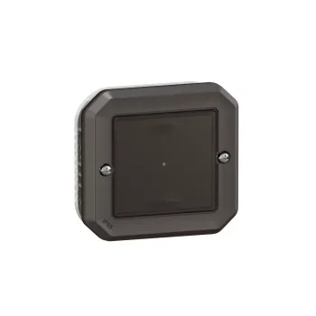   Legrand Plexo 55 069896L vízmentes IP55 Netatmo okos kapcsoló/dimmer (végrehajtó), antracit burkolattal, kerettel, süllyesztett kivitel ( összeszerelt ), Legrand 069896L