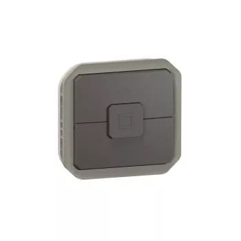 Legrand Plexo 55 069898L redőnykapcsoló direkt vezérlésű motorokhoz, 6 A, IP55, antracit