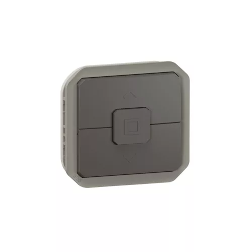 Legrand Plexo 55 069898L redőnykapcsoló direkt vezérlésű motorokhoz, 6 A, IP55, antracit
