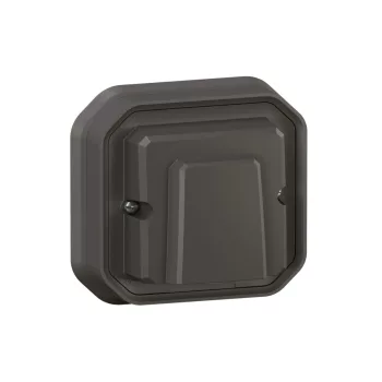   Legrand Plexo 55 069899L vízmentes IP55 süllyesztett kábelkivezető sorkapoccsal 20 A, összeszerelt,, antracit burkolattal, kerettel, süllyesztett kivitel ( összeszerelt ), 20A , Legrand 069899L