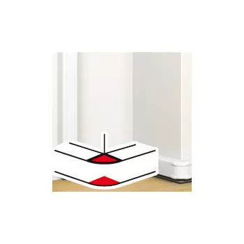  Legrand 075631 DLP külső könyök elem bepattintható kábelcsatornához, állítható
belső szög: 80 -120°, 80 x 50 mm, fehér ( Legrand 075631 )