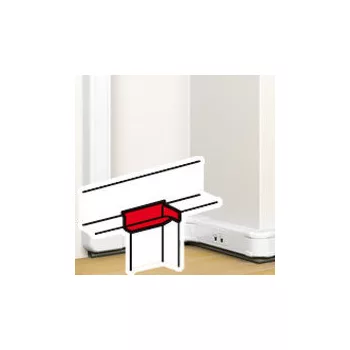   Legrand 075676 DLP "T" elágazó elem bepattintható kábelcsatornához, elágazást biztosít 105 x 50 mm csatornákhoz, 145 x 50 mm, fehér ( Legrand 075676 )