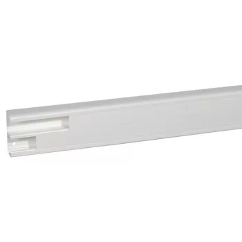  Legrand 075702 DLP antimikrobiális kábelcsatorna 130x50 mm, hajlékony fedéllel, 2 rekeszes, fehér ( Legrand 075702 )