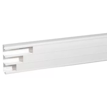   Legrand 075704 DLP antimikrobiális kábelcsatorna 180x50 mm, hajlékony fedéllel, 3 rekeszes, fehér ( Legrand 075704 )