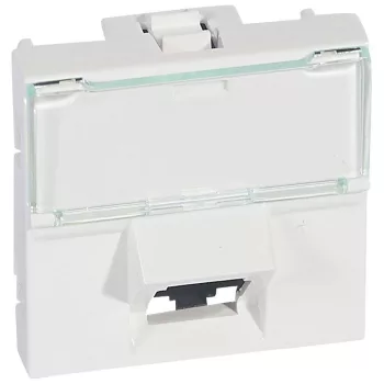 Legrand Program Mosaic 076503 RJ45 aljzat, IP20, fehér, süllyesztett