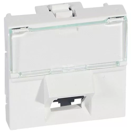 Legrand Program Mosaic 076503 RJ45 aljzat, IP20, fehér, süllyesztett