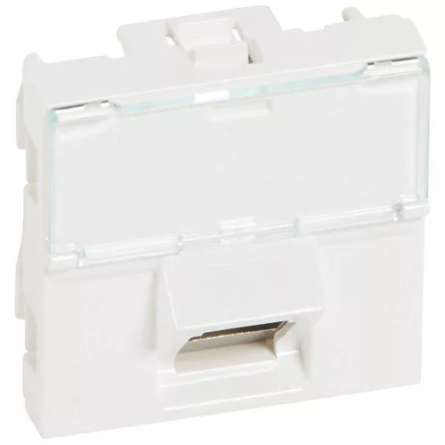 Legrand Program Mosaic 076507 RJ45 aljzat, IP20, fehér, süllyesztett