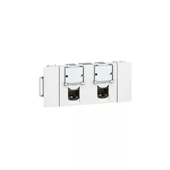   Legrand 076546 LCS2 Cat.6 FTP 2xRJ45 Program Mosaic aljzat DLP csatornához ( Legrand 076546 )