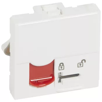 Legrand Program Mosaic 076597 RJ45 aljzat, IP20, süllyesztett