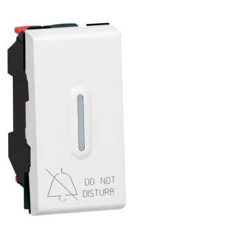   Legrand 077048 Program Mosaic hotelszoba-állapot kijelző, jelzőlámpa és csengőnyomó, lehetővé teszi a felhasználó számára a kívánt beállítás kiválasztását, 2 modul széles ( Legrand 077048 )