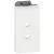 Legrand Program Mosaic 077150 csatlakozóaljzat, 3 A, IP41, fehér