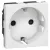 Legrand Program Mosaic 077211 földelt dugalj 2P+F, 16 A, IP20, fehér