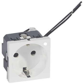   Legrand 077212 Program Mosaic 2P+F aljzat gyermekvédelemmel, jelzőfénnyel, rugós, 2m, fehér ( Legrand 077212 )