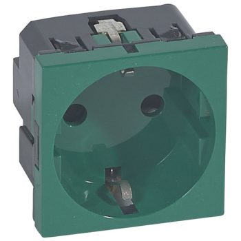   Legrand 077216 Program Mosaic 2P+F aljzat, gyermekvédelemmel, rugós, 2m, zöld ( Legrand 077216 )