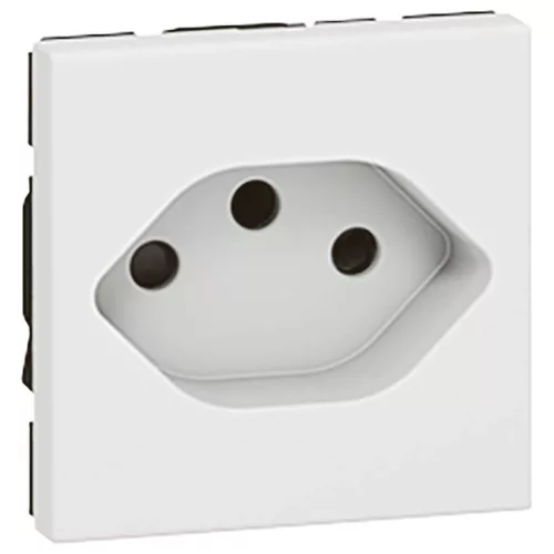 Legrand Program Mosaic 077506 csatlakozóaljzat, 10 A, IP40, fehér
