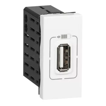 Legrand Program Mosaic 077591 USB töltőaljzat, IP40, fehér, süllyesztett