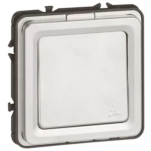 Legrand Soliroc 077841 váltóérintkezős nyomó (N106), IP55, süllyesztett
