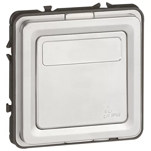 Legrand Soliroc 077843 váltóérintkezős nyomó (N106), IP55, süllyesztett