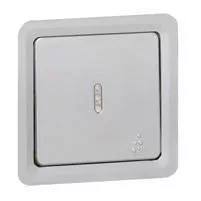 Legrand Soliroc 077844 váltóérintkezős nyomó (N106), IP55, süllyesztett